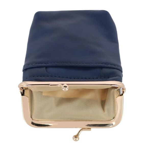 Buxton Women's Leather Framed Cigarette Case Wallet with Floral Emboss - Picture 2 of 3